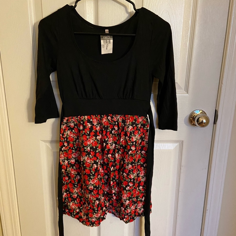 Rue 21 | 3/4 Length Sleeve Floral Dress | Size:S